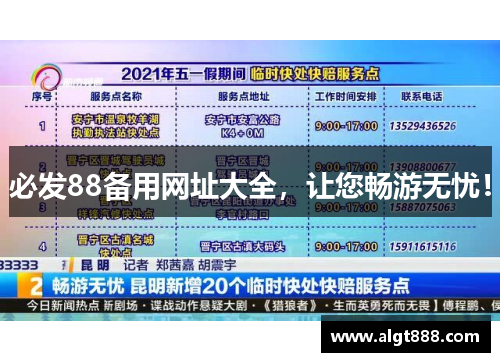 必发88备用网址大全，让您畅游无忧！